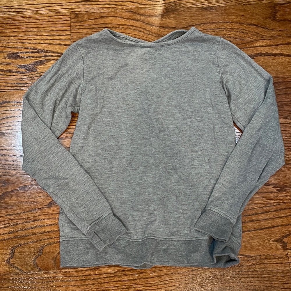Threads 4 Thought Hazelle girls tunic heather grey size 14